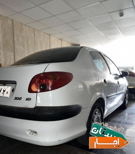 اجاره 206 sd، اجاره خودرو، اجاره ماشین بدون راننده ، اجاره
