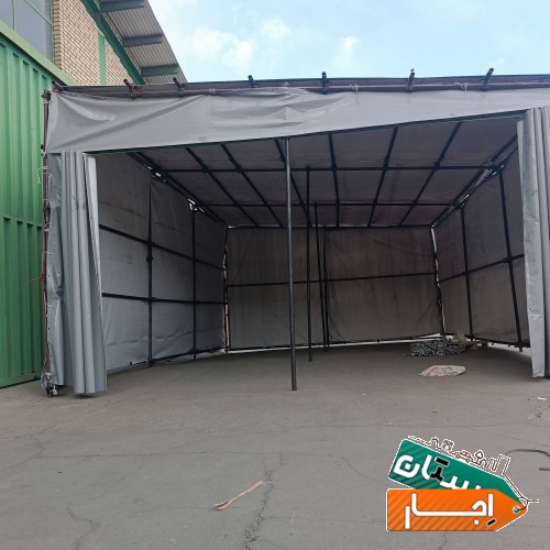 اجاره چادر برزنتی و نمایشگاهی چادر فروتن نصب چادر تعمیر چادر برزنتی