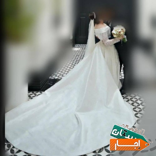 اجاره لباس عروس مزون دوز فول کریستال