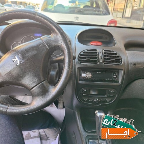 اجاره پژو 206 اتومات تیپ6 بدون راننده
