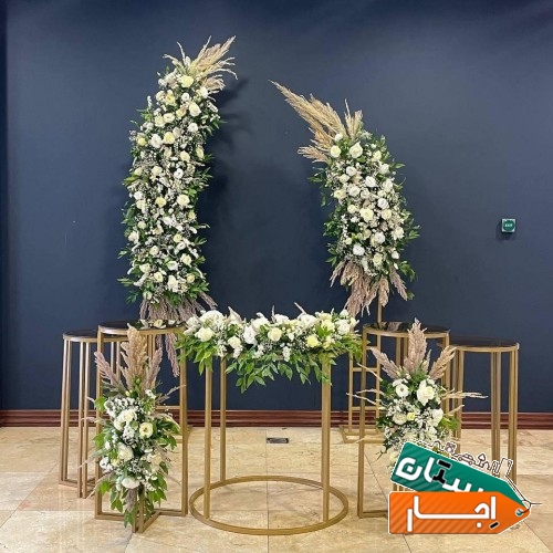 خدمات اجاره صندلی ومیز ظروف کرایه گل آرایی وبادکنک آرایی