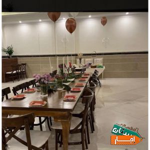 اجاره صندلی میز رستیک کوئین کنفرانسی شام پذیرائی