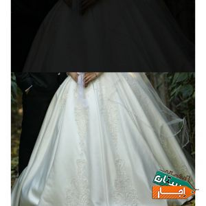 اجاره لباس عروس شیک سنگ دوزی تا سایز 44