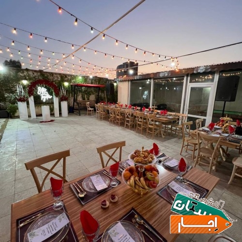 اجاره میز و صندلی روستیک،شیواری