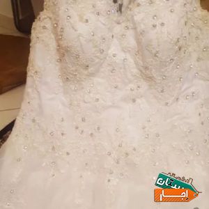اجاره لباس عروس سایز بزرگ نو یایز52 یا54 با بهترین قیمت