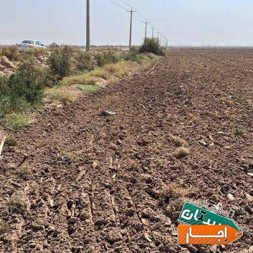 اجاره 350 هکتار زمین کشاورزی اهواز به همراه اب و یا مشارکت بالمناصفه