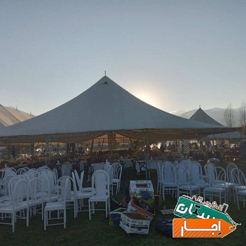 اجاره چادر اسپیس و چادر خیمه ای