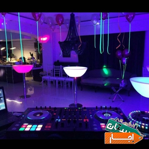 خدمات موزیک طپش اجاره باند دیجی رقص نور Dj