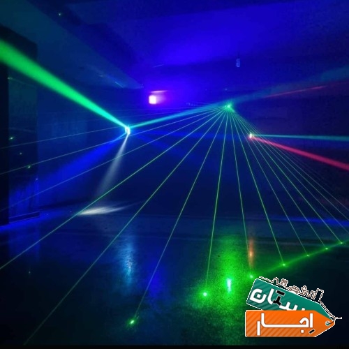 خدمات اجاره کرایه رقص نور لیزر دستگاه دودزا باند اسپیکر