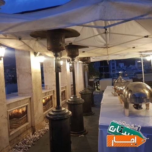 اجاره صندلی تاشو ناپلئونی میزنور ال ای دی میزگردکولر بخاری