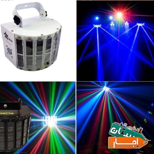 خدمات اجاره کرایه رقص نور لیزر دستگاه دودزا باند اسپیکر