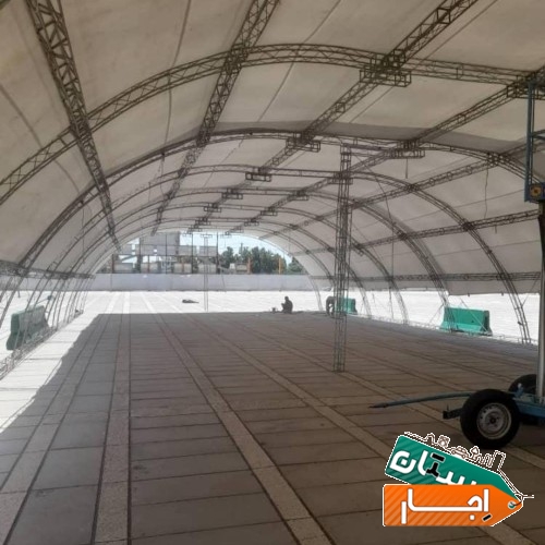 اجاره فرش اسپیس سایبان چادر میزوصندلی ایام محرم