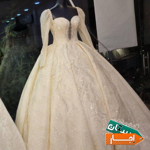لباس عروس سیندرلایی عربی