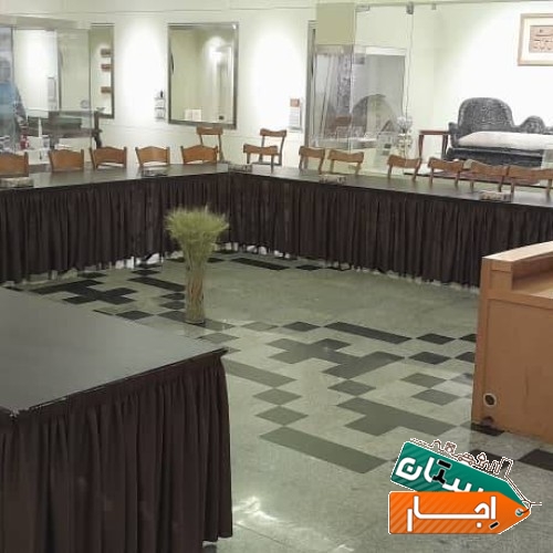 اجاره تجهیزات کنفرانس(میز و صندلی کنفرانسی)