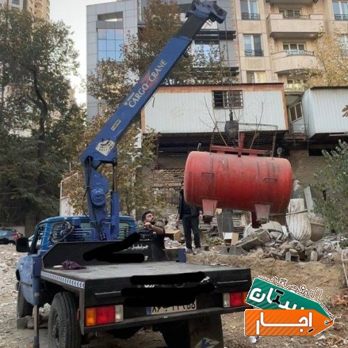 اجاره جرثقیل نیسان 2 تن ارائه خدمات کل تهران و حومه