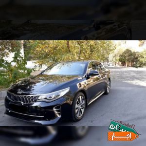 اجاره ماشین اپتیما جی تی لاین مشکی 2017
