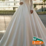 لباس-عروس-دامن-ساتن-کد-1498