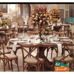 اجاره انواع میز و صندلی های روستیک