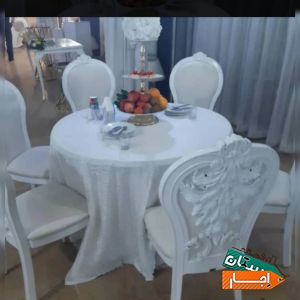 اجاره صندلی میز تشریفات مجالس ظروف کرایه رز