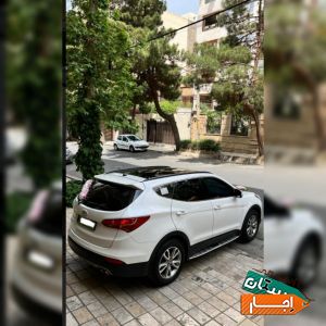 اجاره ماشین عروس سانتافه نیو همراه با راننده