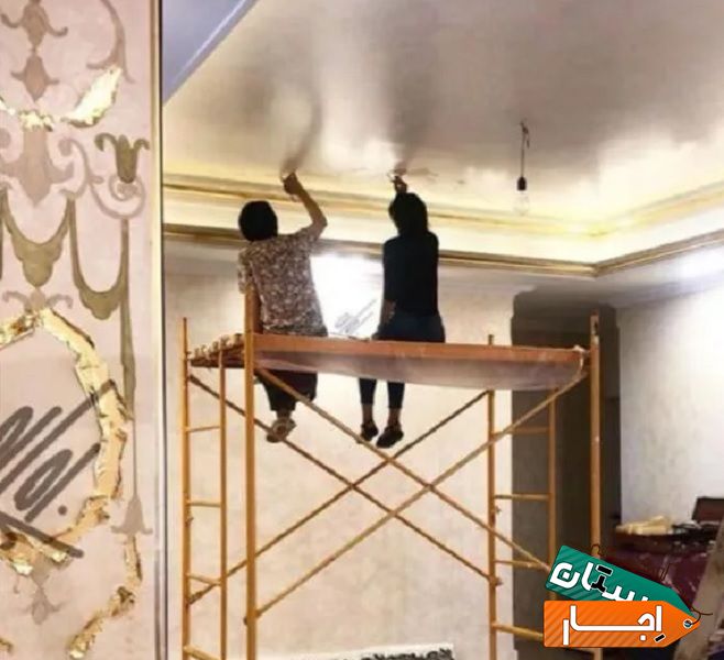 اجاره چهار پایه های داربستی