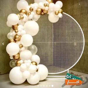 اجاره بک گراند گل آرایی و بادکنک جایگاه عروس داماد با شرایط عالی