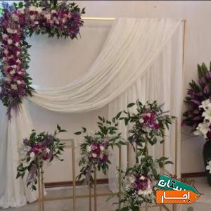 اجاره جایگاه عروس /اجاره بک گراند/گل آرایی وبادکنک