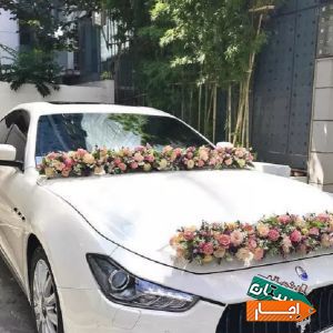 اجاره ماشین عروس،دسته گل عروس،تاج گل،باکس گل،سبدگل با بهترین شرایط