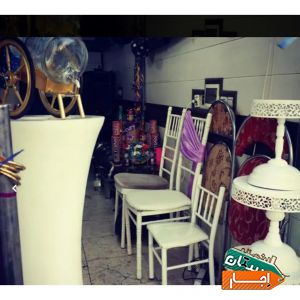 اجاره باند و رقص نور و میز و صندلی ظروف کرایه