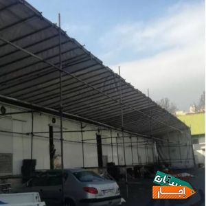 اجاره چادر داربست اسپیس با شرایط عالی
