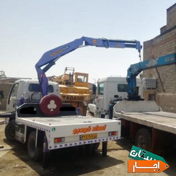 اجاره جرثقیل 3 تن کوچولو با 12 متر دکل