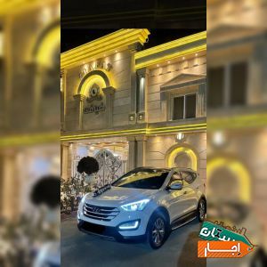 اجاره ماشین عروس سانتافه نیو همراه با راننده