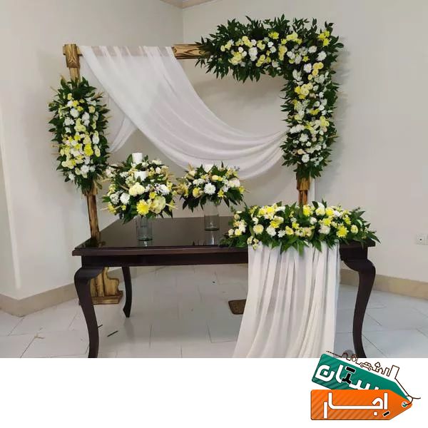 اجاره طاق گل استند حلقه گل