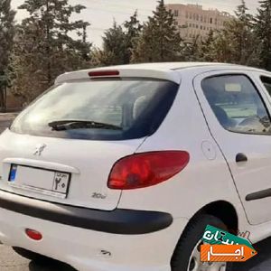اجاره پژو 206 اجاره ای هفتگی با بهترین شرایط