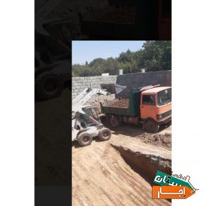 اجاره بابکت و خاور مینی بیل حمل نخاله