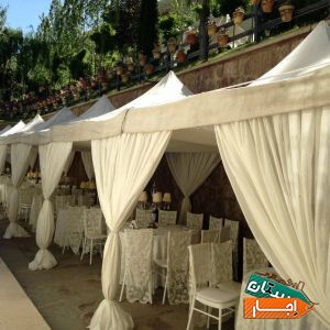 اجاره چتر و چادر و انواع سازه های مراسم ها