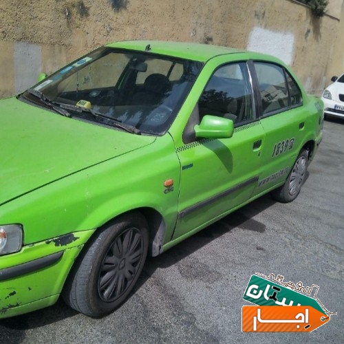 اجاره تاکسی سمند مدل 86 ، با شرایط عالی