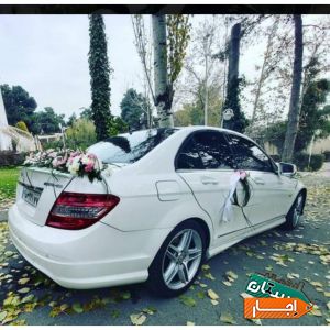 اجاره کرایه ماشین عروس بنز C200 از مالک