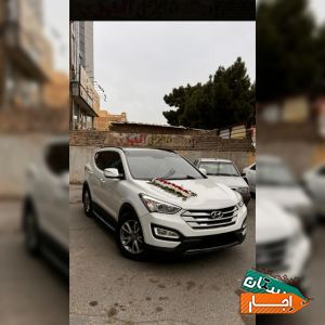 اجاره ماشین عروس سانتافه نیو همراه با راننده