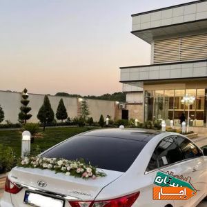 اجاره / کرایه ماشین عروس سوناتا YF همراه با راننده با بهترین شرایط
