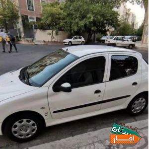 اجاره پژو 206 تیپ 5 با بهترین قیمت