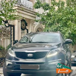 رنت خودرو اسپورتیج 2015مشکی با شرایط آسان