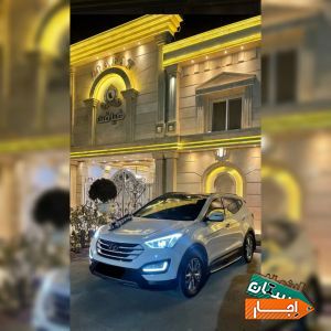 اجاره ماشین عروس سانتافه نیو همراه با راننده