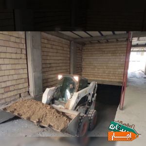 اجاره مینی بیل و بابکت همراه پیکور حمل نخاله