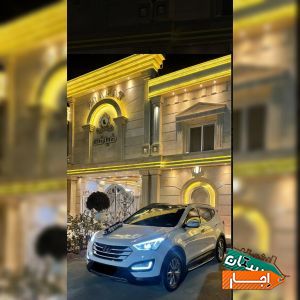 اجاره ماشین عروس سانتافه نیو همراه با راننده