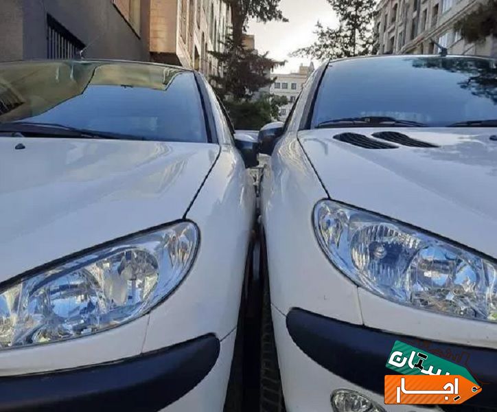 اجاره خودرو/ماشین 206 تیپ 5 مدل 98 رنت کرایه