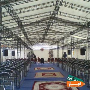 اجاره اسپیس فریم غرفه و چادر قاب بنر و سوله با بهترین شرایط