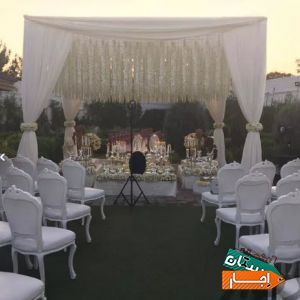 اجاره باغ تالار تشریفات و خدمات مجالس، فضا باز عروسی شرایط آسان