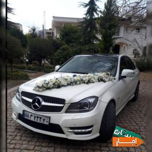 کرایه اجاره رنت ماشین عروس با گل و بدون گل