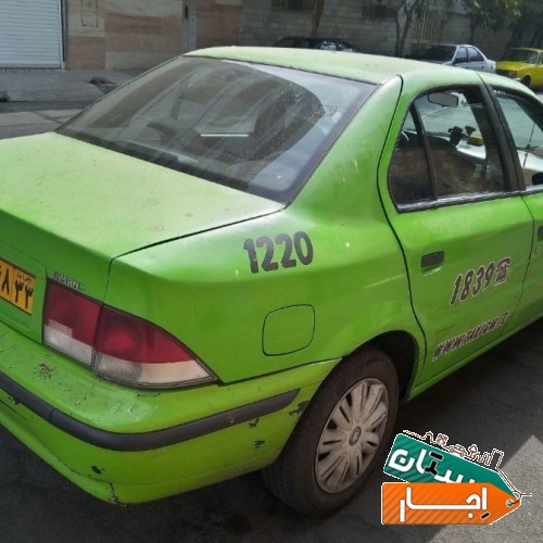 اجاره تاکسی سمند مدل 86